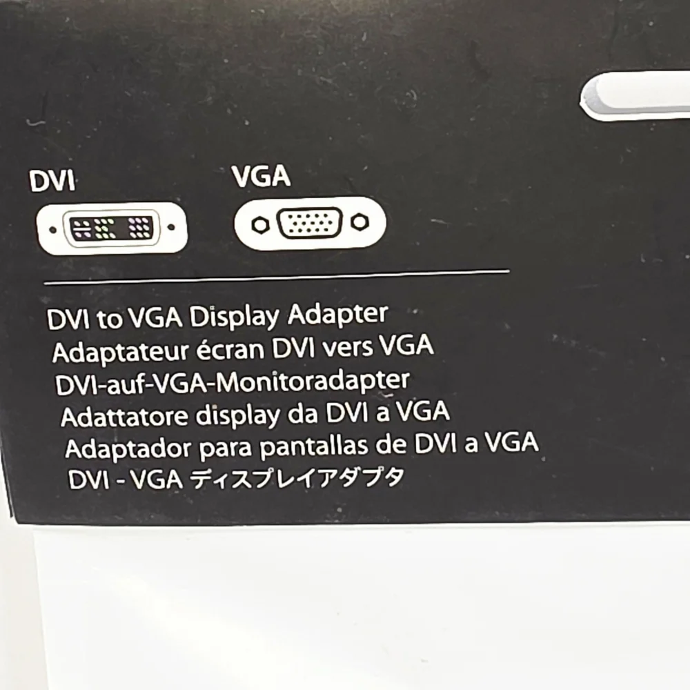 Apple White DVI to VGA Display Adapter